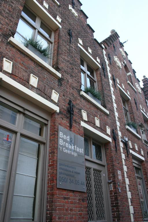 B&B Geerwijn Brugge Eksteriør billede